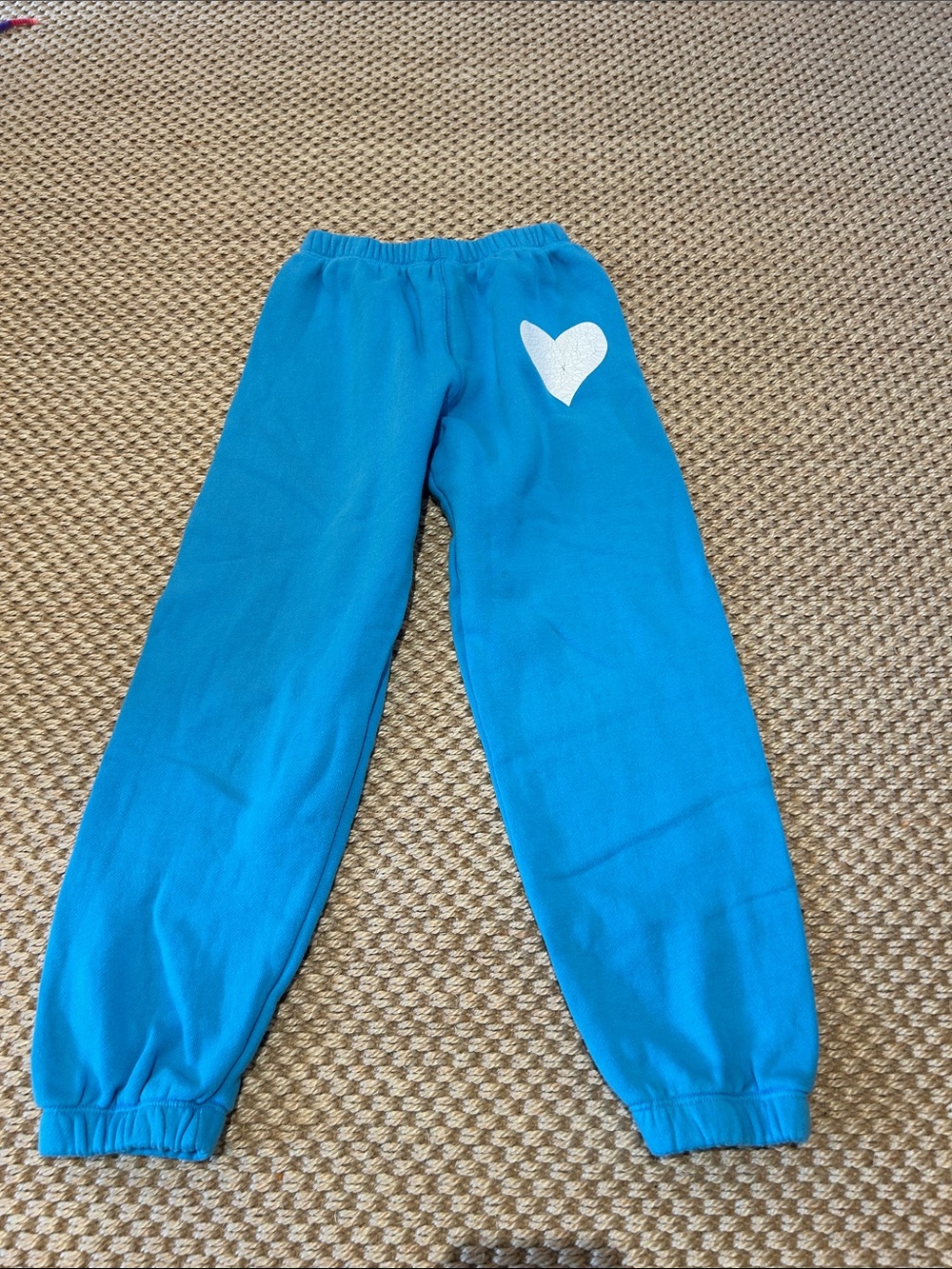Katie J NYC Teal Heart Joggers